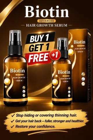 Biotin Hair Growth Serum –  Hair & Scalp Care Treatment photo 2
